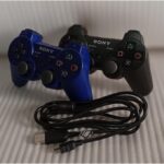 Sony PS3 WIRELESS GAME PAD + Free USB Cord - Black and Blue