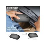 SUNDASELF SUNDASELF 2.4G Wireless Mouse - Black, Ergonomic, Rechargeable, 11.3x5.8x2.6cm