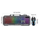 T-WOLF TF600 Keyboard and Mouse Set-Black