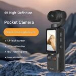 This portable 4K video recorder features a 180° rotating lens and is a pocket-sized vlog camera. It supports audio and video recording, boasts over 7 hours of battery life, and...