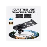 TiLECC Solar Street Light+4K Four Lens 4G Sim Card HD Camera 360° Panorama