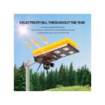 TiLECC Solar Street Light+4K Four Lens 4G Sim Card HD Camera 360° Panorama