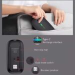 Timack Wireless RGB Mouse 2.4G Ergonomic Optical Mouse, Computer Mouse for Laptop, PC, Computer,
