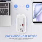 Timack Wireless RGB Mouse 2.4G Ergonomic Optical Mouse, Computer Mouse for Laptop, PC, Computer,