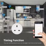 Tuya 16A Smart Socket WiFi UK Smart Plug 3pin Adapter Home Alexà Voice Control Energy Monitoring Function Power Outlet Set