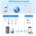 Tuya 20A Smart Socket WiFi UK Smart Plug 3pin Adapter Home Alexà Voice Control Energy Monitoring Function Power Outlet Set