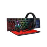 Twolf Light-UP Four-in-One Gaming Combo Kit with Gaming Keyboard, Gaming Mouse, Mouse Pad, and Gaming Headphones