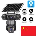 V380 9MP TRIPLE LENS PTZ SOLAR CAMERA