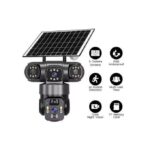V380 9MP TRIPLE LENS PTZ SOLAR CAMERA