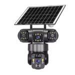 V380 9MP TRIPLE LENS PTZ SOLAR CAMERA