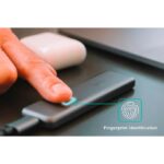 VAVA 512GB Portable External SSD With Finger Print Encryption