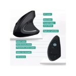 Vertical ergonomic gaming mouse, wireless rechargeable gaming player kit, optical 2.4G mouse, computer, laptop, desktop, USB mouse