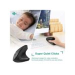 Vertical ergonomic gaming mouse, wireless rechargeable gaming player kit, optical 2.4G mouse, computer, laptop, desktop, USB mouse