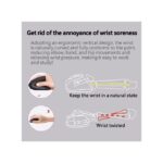 Vertical ergonomic gaming mouse, wireless rechargeable gaming player kit, optical 2.4G mouse, computer, laptop, desktop, USB mouse