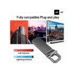VIC ♛256GB USB Metal Flash Drives Portable Usb Drive Waterproof Memoria Usb Disk