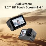 Viran Wifi 5K HD Sport Camera 4K30 FPS Ultra HD Touchscreen Dual Colour Action Camera