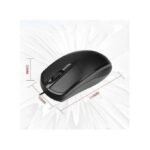 White Label White Label Wired USB Mouse - Black - Ambidextrous - Plastic - Compatible with Windows & Linux