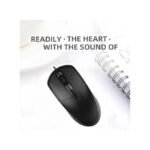 White Label White Label Wired USB Mouse - Black - Ambidextrous - Plastic - Compatible with Windows & Linux