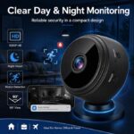 WiFi Smart Security Camera - HD Night Vision, 90° Lens, Motion Detection