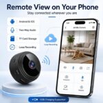 WiFi Smart Security Camera - HD Night Vision, 90° Lens, Motion Detection