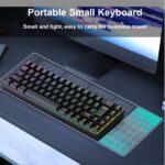 Wired Keyboard 68-Key RGB Backlit Gaming Mechanical Keyboard for Gaming