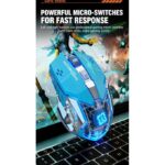 Wireless 2.4G Rechargeable 5.2 Bluetooth Silent Game Mouse