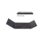Wireless Bluetooth Foldable Keyboard With Touchpad - Gray