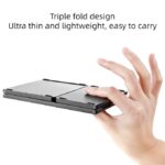 Wireless Bluetooth Foldable Keyboard With Touchpad - Gray