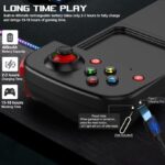 Wireless Game Controller for iPhone iOS Android PC, Bluetooth Gamepad Joystick with Back Button