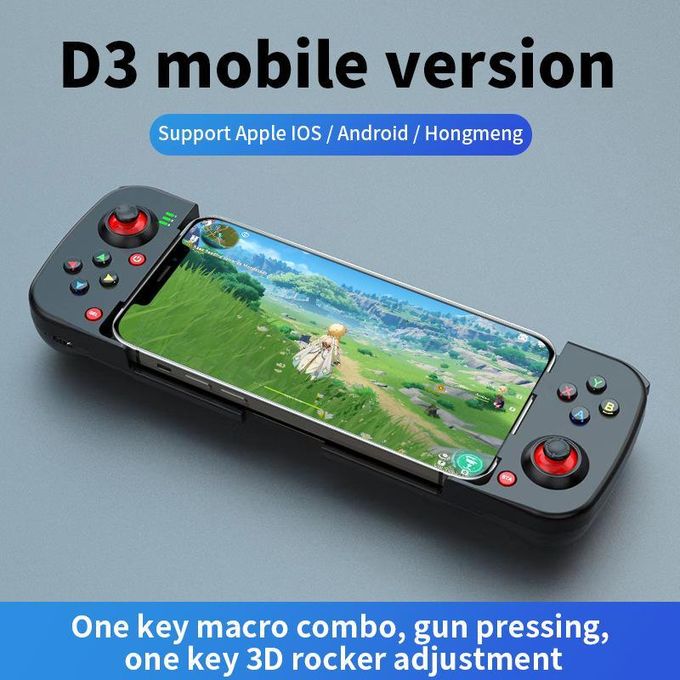Wireless Game Controller for iPhone iOS Android PC, Bluetooth Gamepad Joystick with Back Button