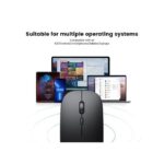 Wireless Mouse Bluetooth 5.2 2.4G Silent Rechargeable Computer Mouse