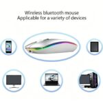 Wireless Mouse Rechargeable Bluetooth Mouse for Laptop PC Computer