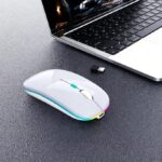 Wireless Mouse Rechargeable Bluetooth Mouse for Laptop PC Computer