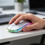 Wireless Mouse Rechargeable Bluetooth Mouse for Laptop PC Computer