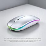 Wireless Mouse Rechargeable Bluetooth Mouse for Laptop PC Computer