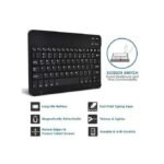10" Wireless Bluetooth Keyboard, Portable Slim Precision Keypad