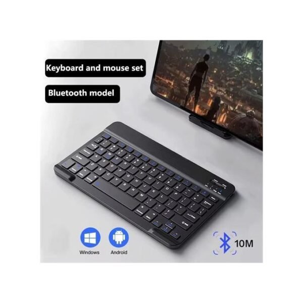 10" Wireless Bluetooth Keyboard, Portable Slim Precision Keypad