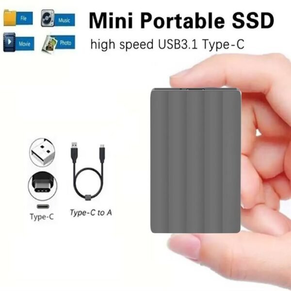 16TB SSD Hard Disk Drive HDD Mobile External Storage Device