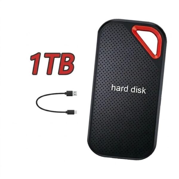 1TB Portable USB 3.1 SSD Type-C External Mobile Storage Hard Drive
