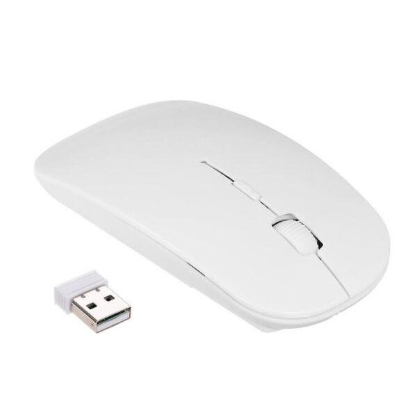 2.4G Wireless Mouse Portable Ultra-thin Mute Mouse 4 Keys Wireless Optical Mouse