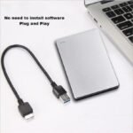 2.5 inch , 1TB silver portable USB 3.0 mechanical External hard drive