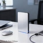 2.5 inch , 1TB silver portable USB 3.0 mechanical External hard drive