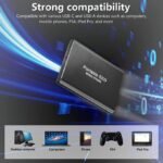 2TB External Hard Drive,High-Speed, Portable External Drive for Computer Data Backup and Storage