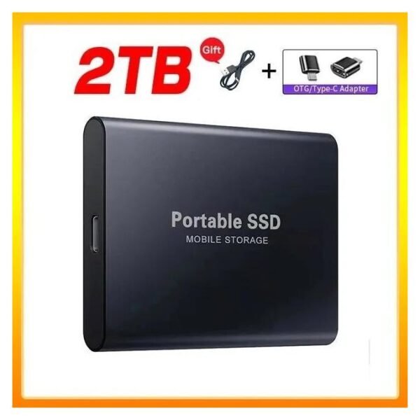 2TB External Hard Drive,High-Speed, Portable External Drive for Computer Data Backup and Storage