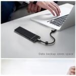 500GB Portable USB 3.1 SSD External Mobile Hard Drive - Black