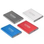 500GB Portable USB 3.1 SSD External Mobile Hard Drive - Silver