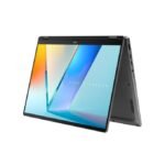 Asus Vivobook 14 Flip 2in1 Touch Screen /Intel Ultra 7-256V/16GB RAM/512GB SSD/14Inch WUXGA (1920x1200) OLED/ Windows 11 Home/WiFi 7 /Type C Charger/ Stylus Pen Included/Matte Gray