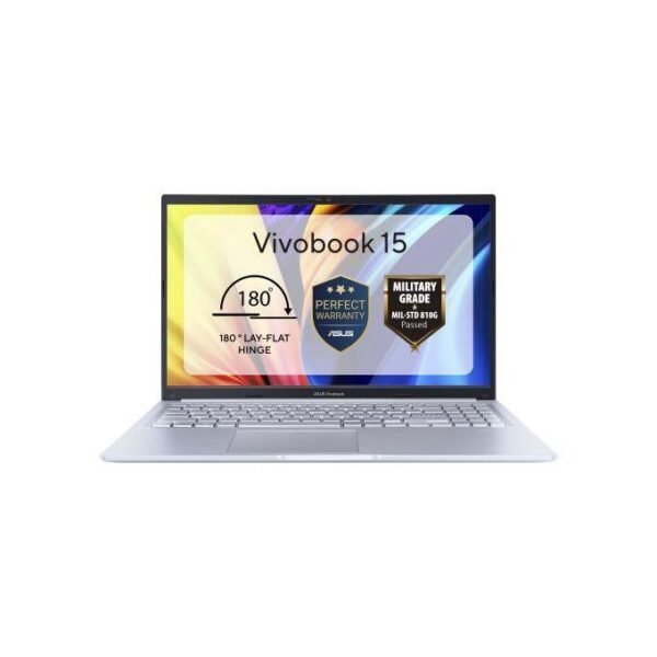 Asus Vivobook 15/ Intel Core i5-13420H/8GB RAM/512GB SSD/15.6' FHD/DOS/HD camera, With privacy shutter/Silver