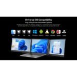 Blackview DCM6 14” Laptop Screen Extender – Ultra-Slim 4.5mm, Full HD Portable Dual Monitor