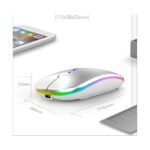 Bluetooth 2.4G Silent Illuminated Office Wireless Mouse